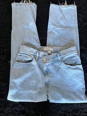 Abercrombie & Fitch Light Wash Straight-Leg Jeans